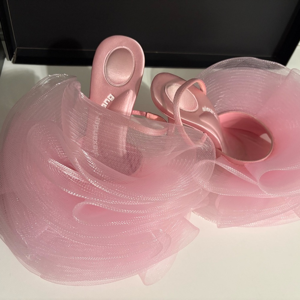 Alexander Wang Pink Pom Heels